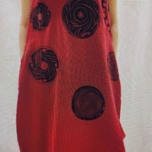 100% Cotton Racerback Dress with Pockets - OS